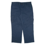 DICKIES Cargo Workwear Mens Trousers Blue Relaxed Straight W40 L30
