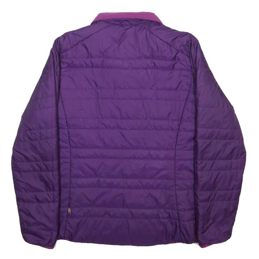 SALOMON Womens Purple & Pink Reversible Jacket M Polyester Zip Outdoor