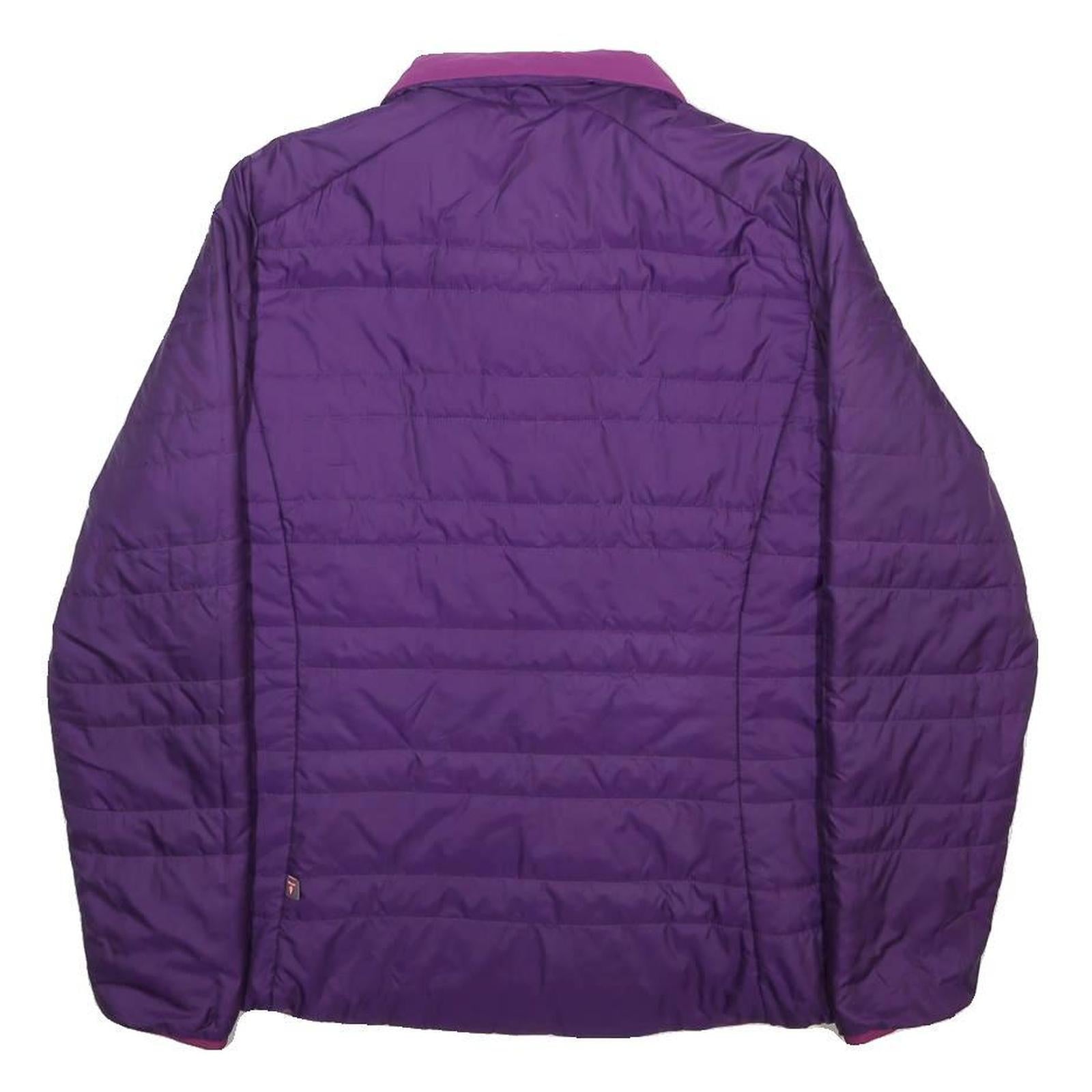 SALOMON Womens Purple & Pink Reversible Jacket M Polyester Zip Outdoor