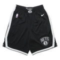 NIKE Mens Black & White Brooklyn Nets Sports Basketball Casual Shorts S W24