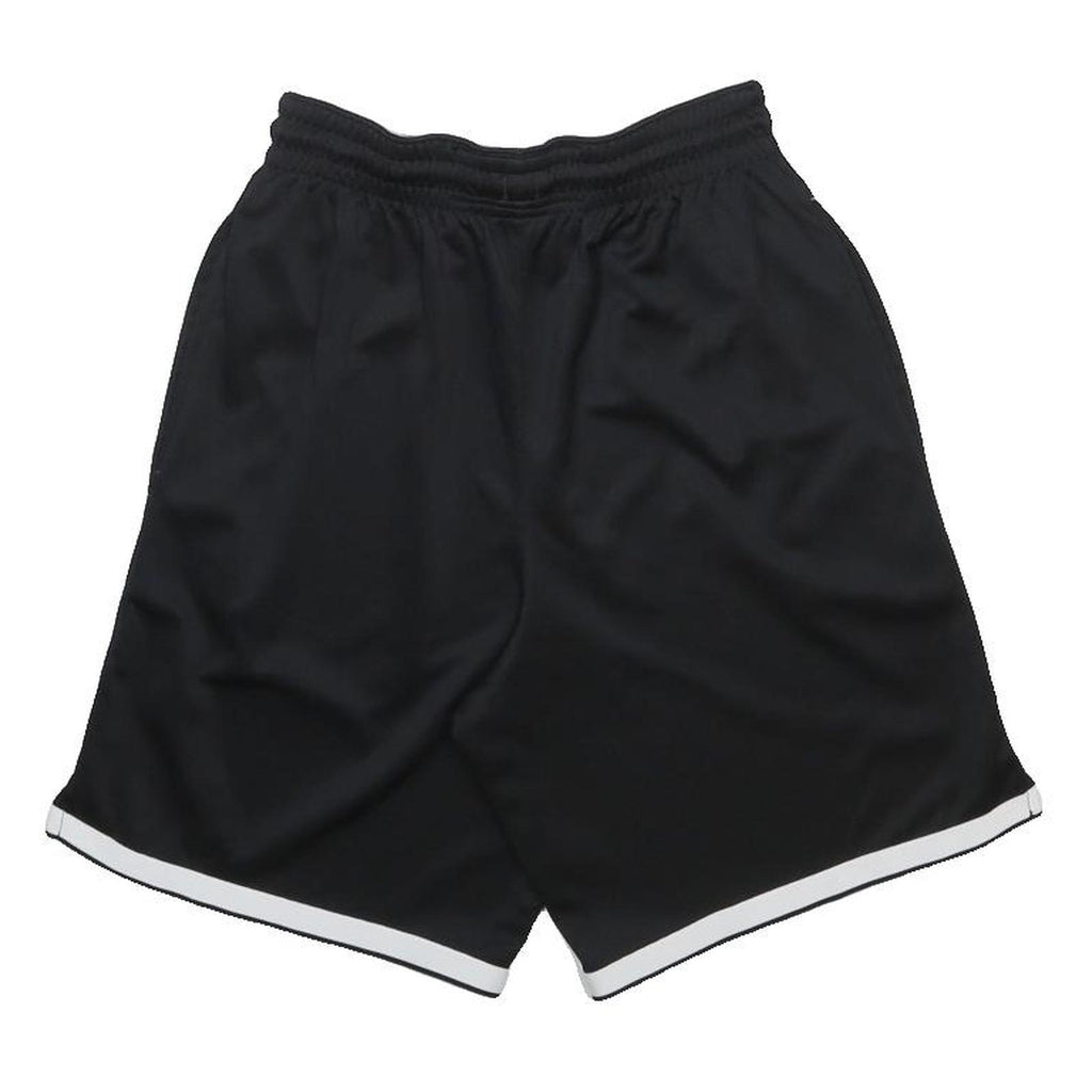 NIKE Mens Black & White Brooklyn Nets Sports Basketball Casual Shorts S W24