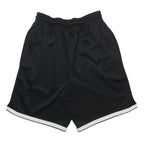 NIKE Mens Black & White Brooklyn Nets Sports Basketball Casual Shorts S W24