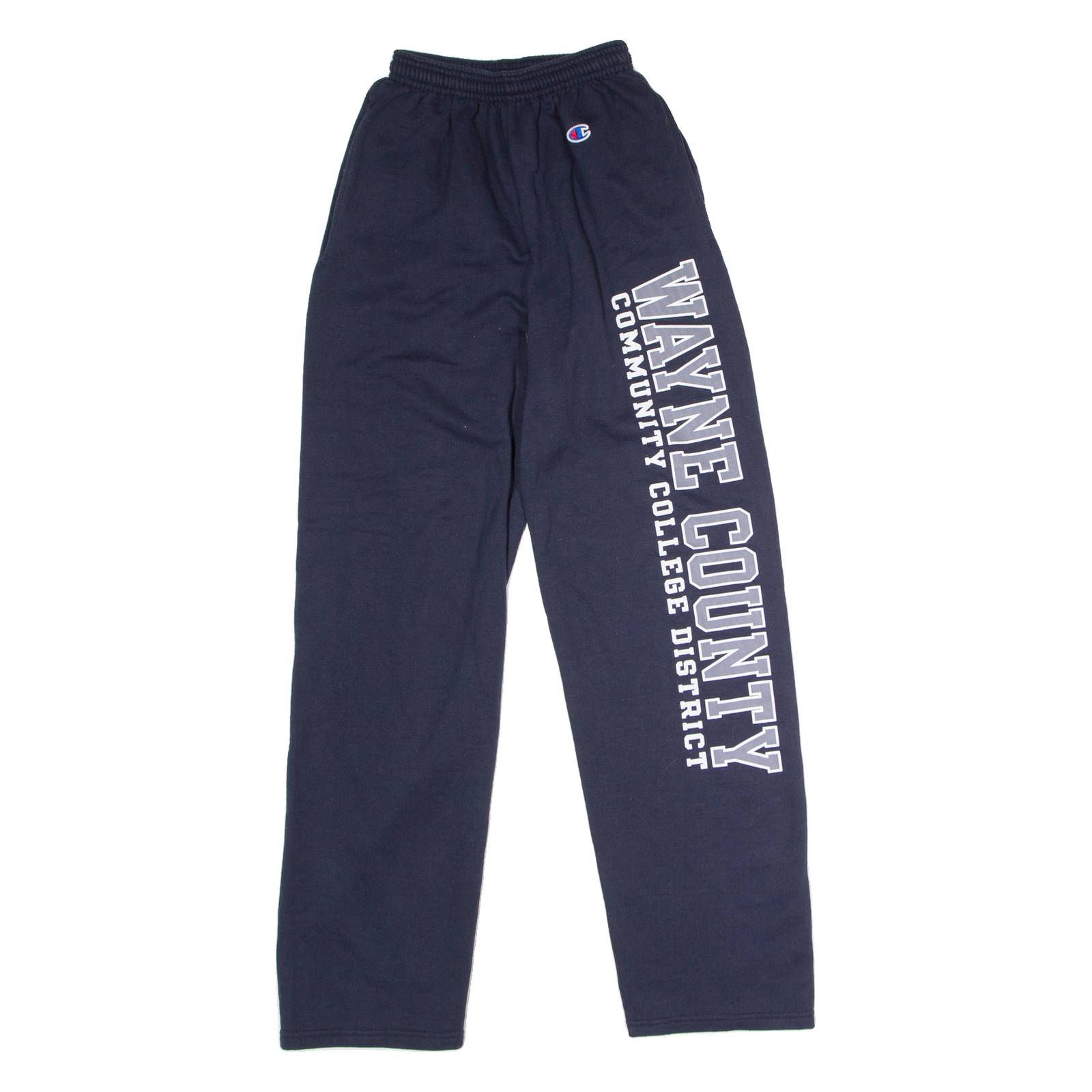 CHAMPION Wayne Country College District Womens Joggers Blue Straight S W20 L30