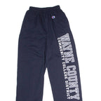 CHAMPION Wayne Country College District Womens Joggers Blue Straight S W20 L30