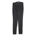 LEVI'S 711 Womens Jeans Black Slim Skinny Denim W25 L32 Stylish Comfort