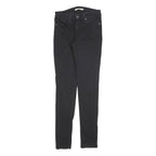 LEVI'S 711 Womens Jeans Black Slim Skinny Denim W25 L32 Stylish Comfort