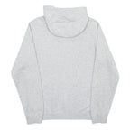NIKE Mens Grey Just Do It Pullover Hoodie S Cotton Blend Casual Sportswear