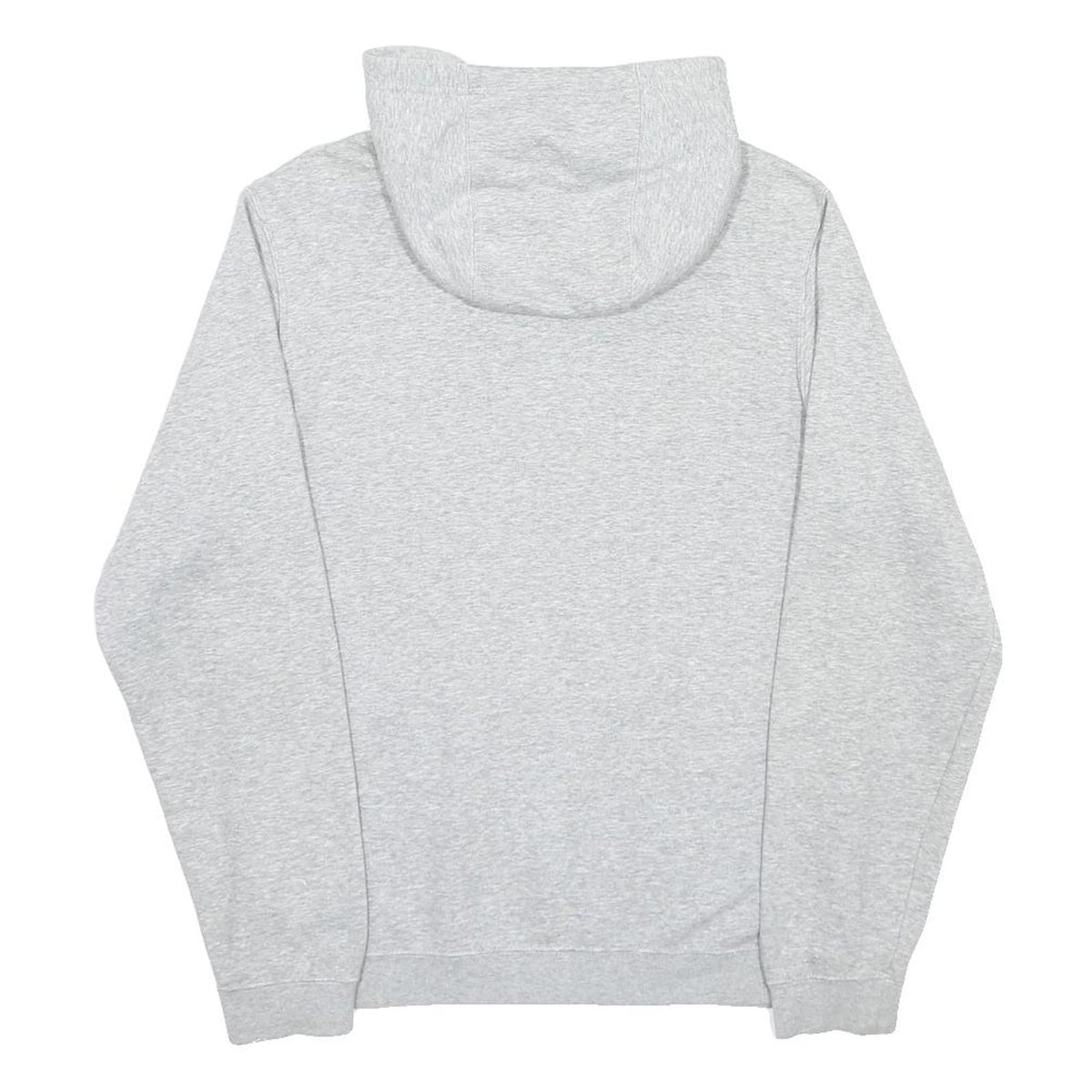 NIKE Mens Grey Just Do It Pullover Hoodie S Cotton Blend Casual Sportswear