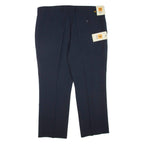 FARAH Womens Trousers Blue Regular Flared W40 L28