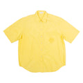 C.B. Womens Plain Shirt Yellow 90s UK 14