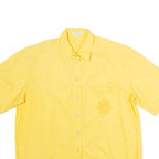 C.B. Womens Plain Shirt Yellow 90s UK 14