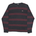 RALPH LAUREN POLO JEANS COMPANY Mens Black & Red Patterned Jumper V-Neck Basic