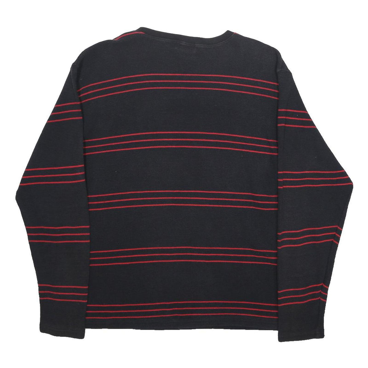RALPH LAUREN POLO JEANS COMPANY Mens Black & Red Patterned Jumper V-Neck Basic