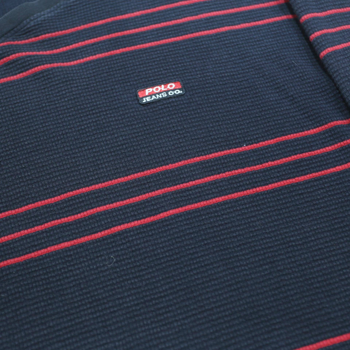 RALPH LAUREN POLO JEANS COMPANY Mens Black & Red Patterned Jumper V-Neck Basic