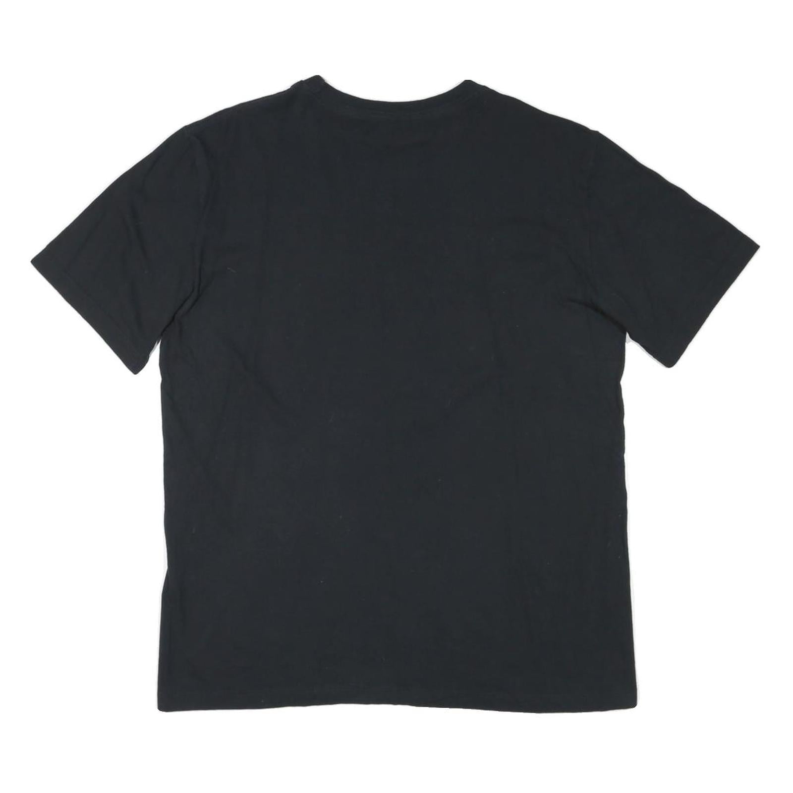 NIKE Mens Black Brutus Knows Graphic T-Shirt L Short Sleeve Crew Neck