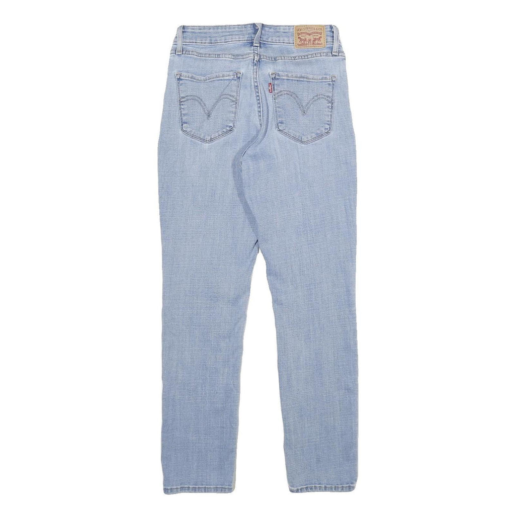 LEVI'S Mid Rise Skinny Womens Jeans Blue Classic Skinny Denim Light W27 L28