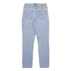 LEVI'S Mid Rise Skinny Womens Jeans Blue Classic Skinny Denim Light W27 L28
