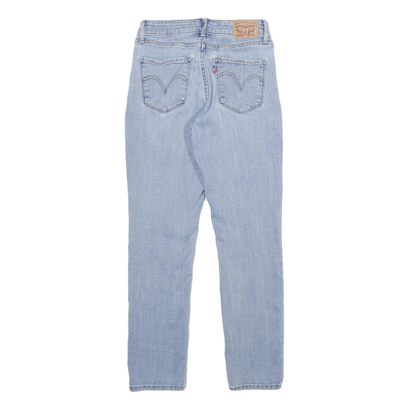 LEVI'S Mid Rise Skinny Womens Jeans Blue Classic Skinny Denim Light W27 L28