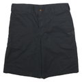DICKIES Mens Black Casual Cotton Blend Shorts 2XL W34 Workwear Relaxed Fit