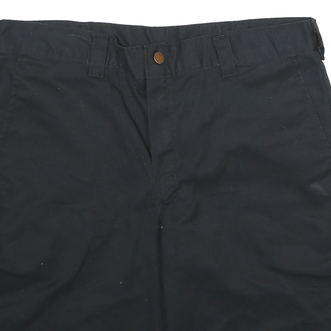 DICKIES Mens Black Casual Cotton Blend Shorts 2XL W34 Workwear Relaxed Fit