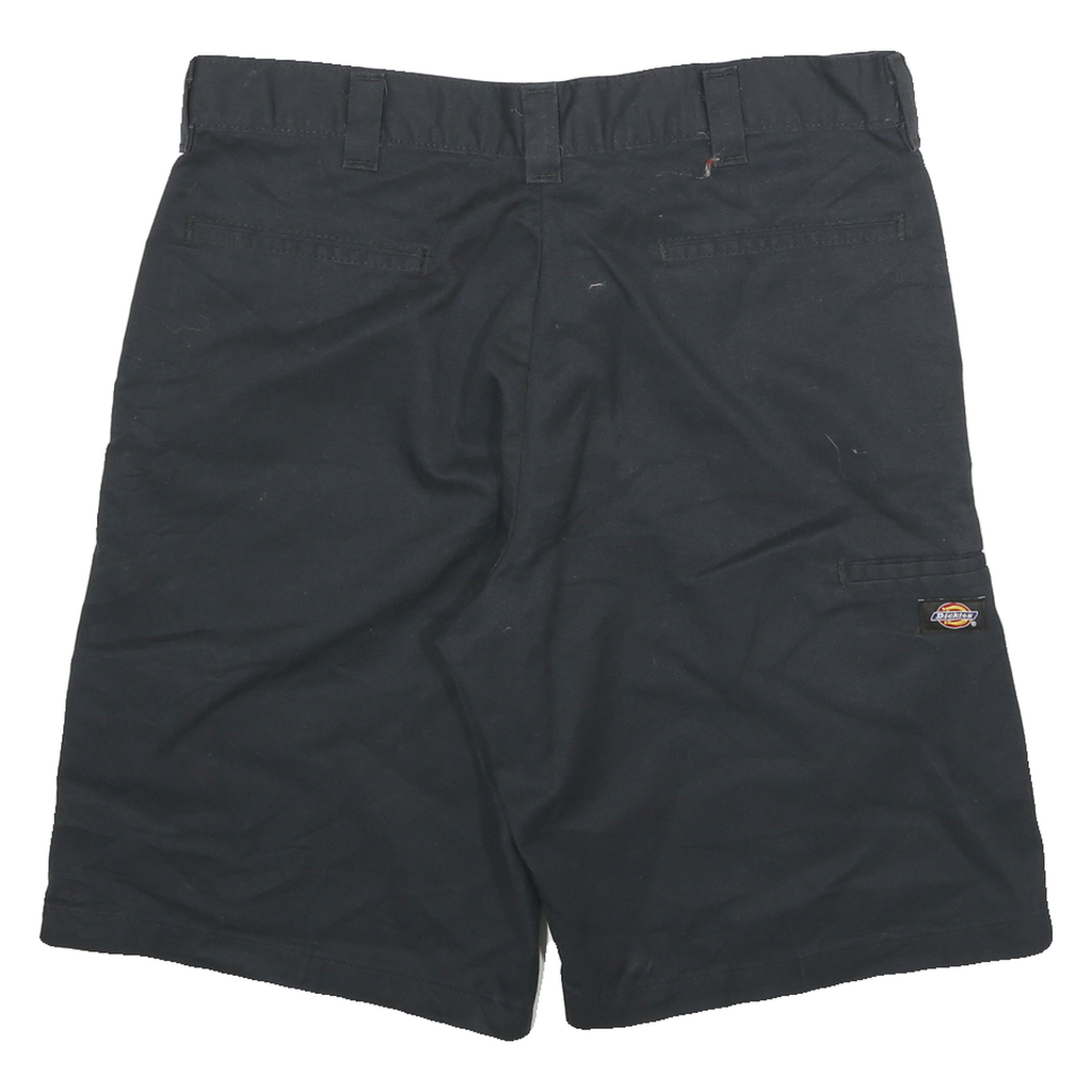 DICKIES Mens Black Casual Cotton Blend Shorts 2XL W34 Workwear Relaxed Fit