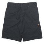 DICKIES Mens Black Casual Cotton Blend Shorts 2XL W34 Workwear Relaxed Fit