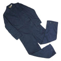 SCHMIDT WORKWEAR Mens Navy Blue Regular Fit Polyester Blend Dungarees M W36 L29