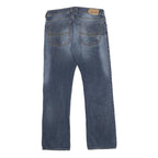 DIESEL Mens Jeans Blue Regular Straight Denim Medium W34 L29 Classic Cotton