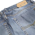 DIESEL Mens Jeans Blue Regular Straight Denim Medium W34 L29 Classic Cotton