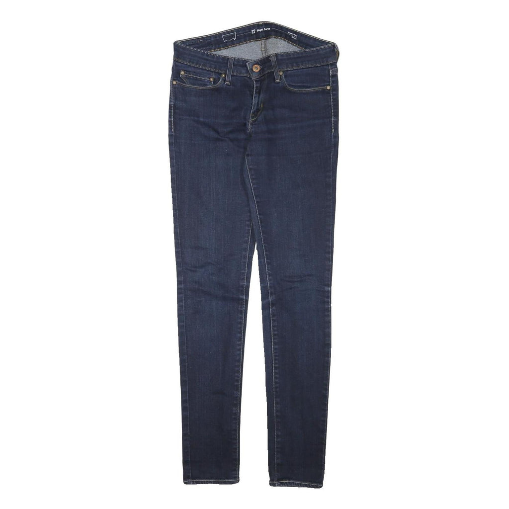 LEVI'S Womens Jeans Blue Slim Skinny Denim Medium W28 L30 Stylish Cotton Blend