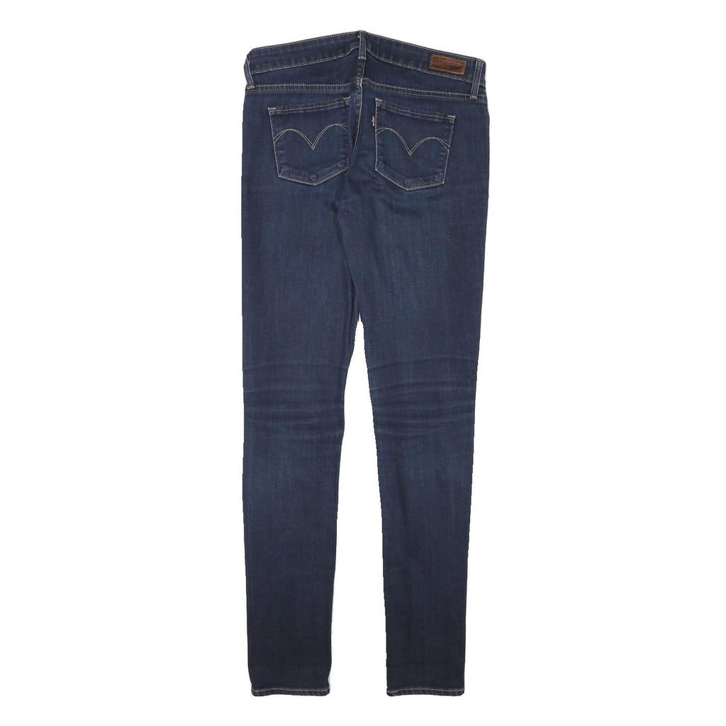 LEVI'S Womens Jeans Blue Slim Skinny Denim Medium W28 L30 Stylish Cotton Blend