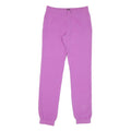 JOSEPH Womens Polyester Blend Lilac Regular Fit Trousers W30 L32 Stylish Zip