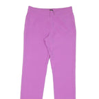 JOSEPH Womens Polyester Blend Lilac Regular Fit Trousers W30 L32 Stylish Zip