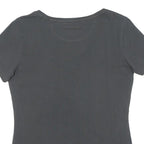 MAMMUT Womens Grey Graphic T-Shirt S Short Sleeve V-Neck Outdoor Casual