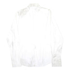 HUGO BOSS Mens White Shirt L Classic Fit Cotton Long Sleeve Button Closure