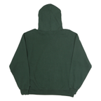 CHAMPION Mens Green Delta State Pullover Hoodie L Cotton Casual Sweatshirt
