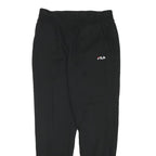 FILA Mens Joggers Black S W28 L28 Slim Tapered Comfort Sports Casual Wear