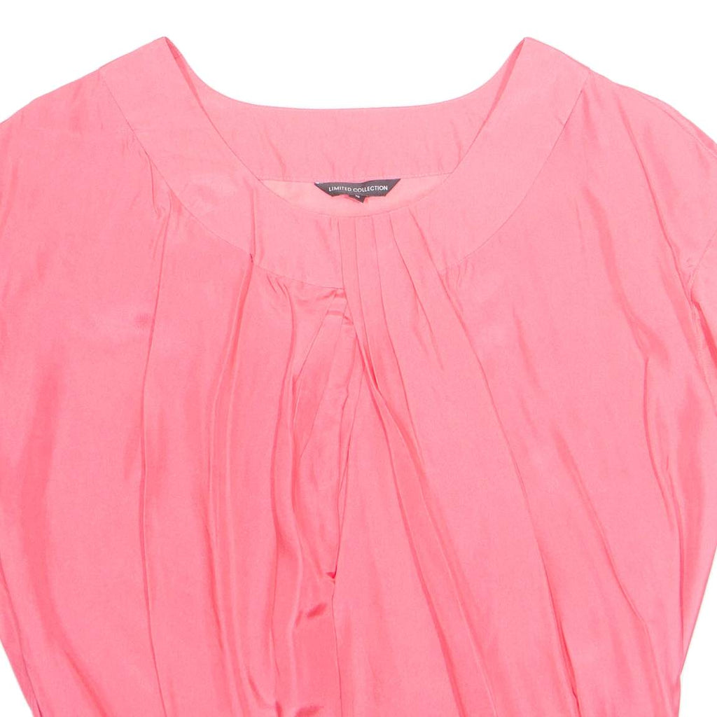 LIMITED COLLECTION Elasticated Hem Womens Top Pink M