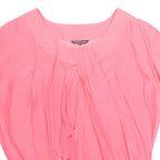 LIMITED COLLECTION Elasticated Hem Womens Top Pink M