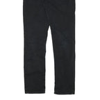 LEVI'S Mens Black Regular Fit Skinny Denim Jeans W34 L32 Classic Zip Closure