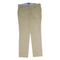 NAUTICA Womens Cotton Blend Beige Regular Fit Straight Leg Trousers W36 L32