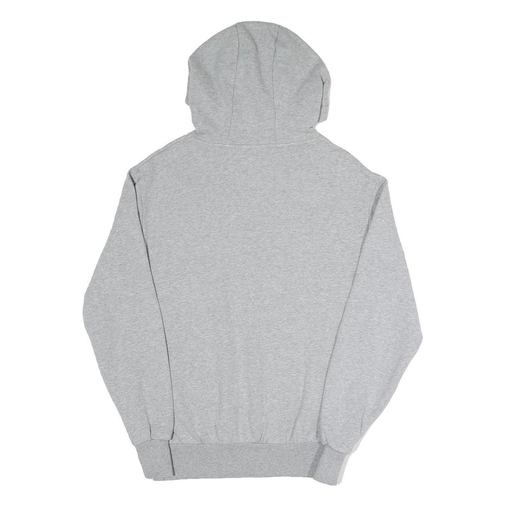 ELLESSE Mens Grey Hoodie S Cotton Blend Pullover Logo Casual Sweatshirt