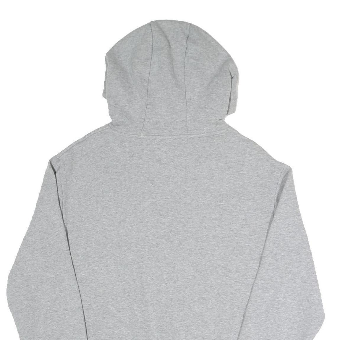 ELLESSE Mens Grey Hoodie S Cotton Blend Pullover Logo Casual Sweatshirt