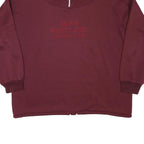 MARINO Mens Maroon XL Pullover Sweatshirt Cotton Blend Ozone Seafront Hotel