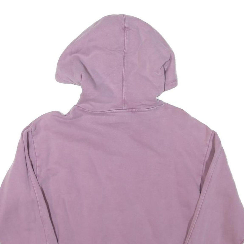 CHAMPION Womens Purple Hoodie S Classic Logo Cotton Blend Comfortable Fit