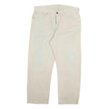 LEVI'S 551 Mens Jeans Beige Regular Straight Denim W34 L25 Casual Button Fly