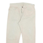 LEVI'S 551 Mens Jeans Beige Regular Straight Denim W34 L25 Casual Button Fly