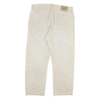 LEVI'S 551 Mens Jeans Beige Regular Straight Denim W34 L25 Casual Button Fly