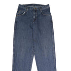 WRANGLER Mens Relaxed Blue Denim Classic Jeans W32 L34 Casual Zip Cotton