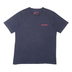 BERGHAUS Mens Navy Blue Graphic T-Shirt XL Short Sleeve Crew Neck Cotton Blend